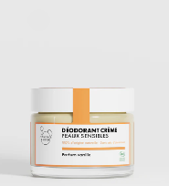 Pot de déodorant crème peaux sensibles Clémence & Vivien
